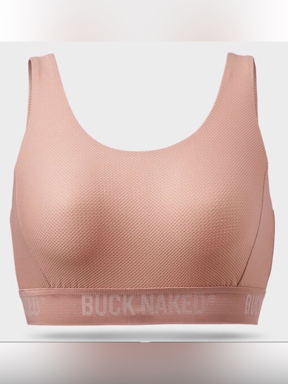 NWOT Duluth Trading Buck Naked Bralette Sz XXL in Light Blush Pink